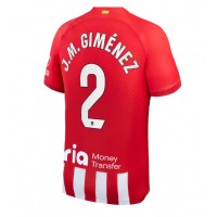 Atletico Madrid Jose Gimenez #2 Heimtrikot 2023-24 Kurzarm